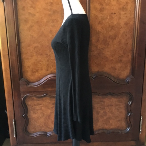 AEO Soft & Sexy Ribbed Knit Long Sleeve V-Neck Sweater Dress - Picture 4 of 14